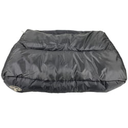 Actiaspet Faux Fur Pet Bed Black/Grey - Medium