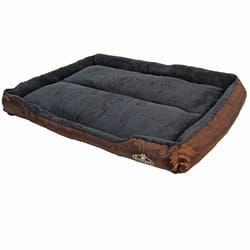Actiaspet Faux Fur Pet Bed Brown/Grey - XXX-Large