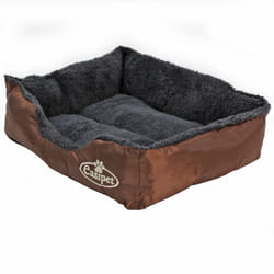 Actiaspet Faux Fur Pet Bed Brown/Grey - Small