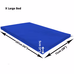 X-Large Dog Bed Cage Crate Pet Waterproof Hygienic Bedding Tough Hardwearing Cushion Mat Blue