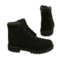 ) Timberland 6 Inch Classic Lace Up Youths Juniors Leather Black Boots 12907 X4A - 6.5 (Adults'