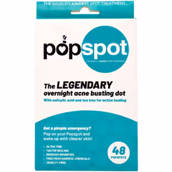 Spot Patches Acne Treatment - Treat Spots Overnight, Invisible, Ultra Thin - 48 Clear, Hydrocolloid Dots with Salicylic Acid ...