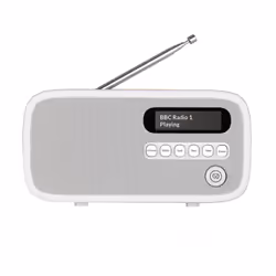 View Quest VQDEXTEROK radio Personal Analog Oak