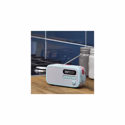 Dexter Portable DAB & FM Radio With Mains Powered & Battery Operated With LCD Display, Digital Tick Approved DAB+ Radio, Designer Auto Scan Digital