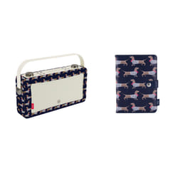 VQ Sausage Dog 'Hepburn Voice' Amazon Smart Speaker & 9/10' Tablet Case Bundle