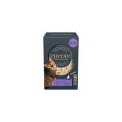 Encore 100% Natural Wet Cat Food Pouch, Chicken and Fish Multipack in Broth, 4x 10x50g Pouches (Total 40 pouches)