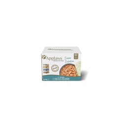 Applaws Senior Wet Cat Food for Mature Cats, Multipack Tuna and Chicken Selection in a soft Mousse 6 x 70g Tin