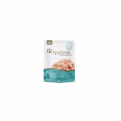 Natural Wet Cat Food Tuna in Jelly Pouch for Adults Cats 16x 70g Pouches