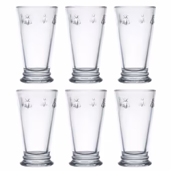 La Rochere Set of 6 Bee Highball Glasses 46cl