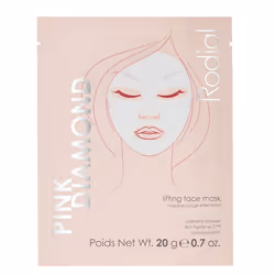 Rodial Pink Diamond Lifting Face Sheet Mask (4 Sachets)  Diamond Powder  Vitamine C  Skin Tightener ST  Deeply Moisturising Sheet Mask  Even Skin Tone