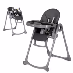Baby High Chair, 3-in-1 Baby Adjustable Highchair - Black