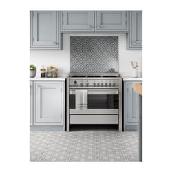 Laura Ashley Kitchen Splashback Charcoal Glass Cooker Panel 90x75cm