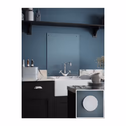 Laura Ashley Kitchen Splashback Clear Glass Cooker Sink Panel 60x75cm