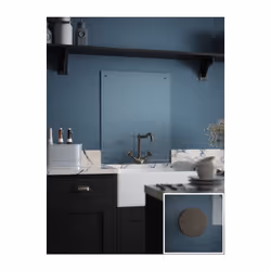 Laura Ashley Kitchen Splashback Clear Glass Cooker Panel 60 x 75cm