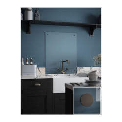 Laura Ashley Kitchen Splashback Clear Glass Cooker Panel 60 x 75cm