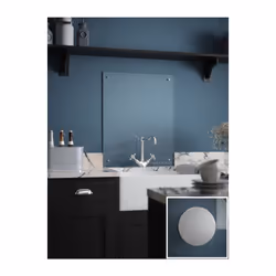 Laura Ashley Kitchen Splashback Clear Glass Cooker Panel 60 x 75cm