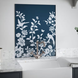 Laura Ashley Oriental Garden Midnight Seaspray Special Edition 900 x 750mm
