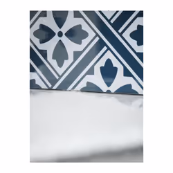 Laura Ashley Mr Jones Midnight Seaspray Glass Kitchen Splashback 900mm x 750mm
