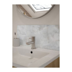 Laura Ashley Onyx Dove Grey Bathroom Splashback 600 x 250mm