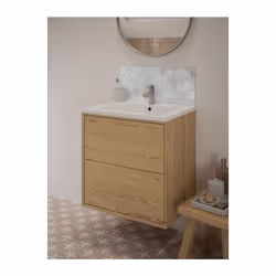 Laura Ashley Onyx Dove Grey Bathroom Splashback 600 x 250mm