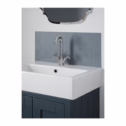 Laura Ashley Wicker Chalk Blue Bathroom Splashback 600 x 250mm