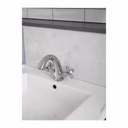 Laura Ashley Wicker Pearl White Bathroom Splashback 600 x 250mm