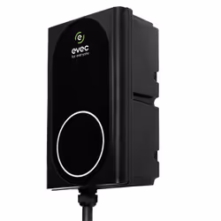 EVEC VEC03, Black, Wall, Type 2, IP65, CE, UKCA, AC