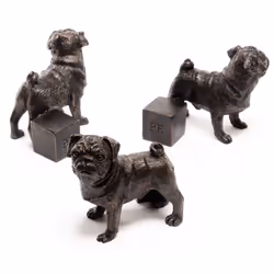 Jardinopia PF0064, Animal garden statue, 3 pc(s), Bronze, 75 mm, 65 mm, 80 mm