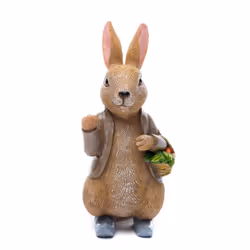 Potty Feet Peter Rabbit Polyresin Set Of 3 Coloured Plant Pot Foot Ornament