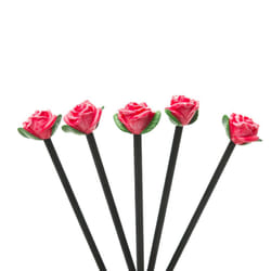 Jardinopia Flower Theme Reed Diffuser Decorations - Set of 5 Red Roses