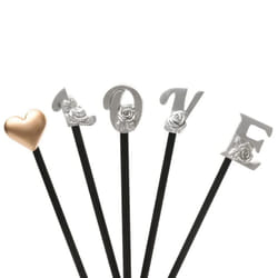 Jardinopia Love Letters & Heart Reed Diffuser Decorations - Set of 5