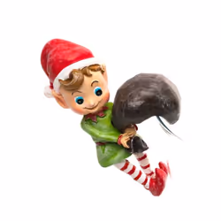 Christmas Pot Ornament Hanger Naughty Elf Plant Buddies Indoor/Outdoor