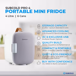 Subcold Pro 4L Mini Fridge - Grey
