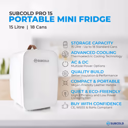 Subcold Mini Fridge Pro 15L - White