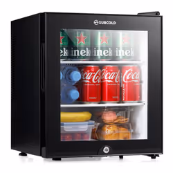 Subcold Mini Fridge Aire30-G | Double Glazed Glass Door Fridge | 30L