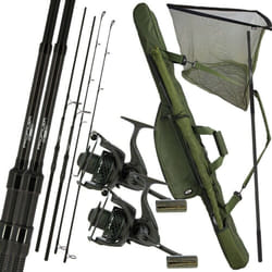 NGT Profiler Extender Carp Rod - 9ft, 2pc,  Compact Carp Rod (Carbon)