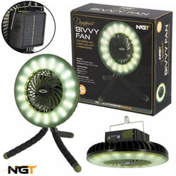 NGT Dynamic Fan - USB Rechargable 3600mAh Fan with Light and Powerbank