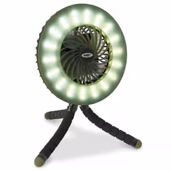 NGT Dynamic Fan - USB Rechargable 3600mAh Fan with Light and Powerbank