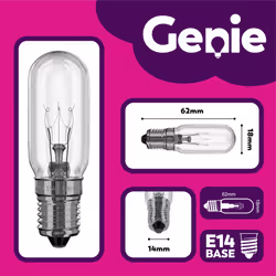 15W E14 Scentsy Mini Light Bulb (Pack of 3) Small Tubular Incandescent Glass 230V for UK Scentsy Mini Wax Warmers | 2700K Warm White | Dimmable |