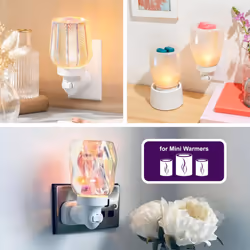 15W E14 Scentsy Mini Light Bulb (Pack of 3) Small Tubular Incandescent Glass 230V for UK Scentsy Mini Wax Warmers | 2700K Warm White | Dimmable |