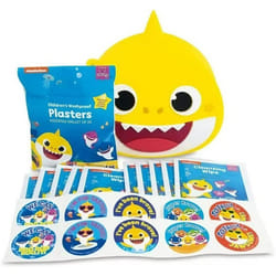 Baby Shark First Aid Kit - Small Mini Kits for Children In Silicon Bag- Home Car Travel Equipment Essentials for Childrens Health and Safety