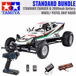 TAMIYA RC 58346 The Grasshopper off-road buggy 1:10 Standard Wheel Radio Bundle