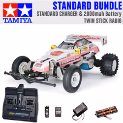 TAMIYA RC 58354 The Frog - Off Road Racer 1:10 Standard Stick Radio Bundle