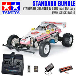 TAMIYA RC 58354 The Frog - Off Road Racer 1:10 Standard Stick Radio Bundle