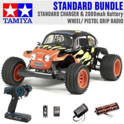 TAMIYA RC 58502 Blitzer Beetle 1:10 Standard Wheel Radio Bundle