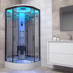 Insignia Non-Steam Shower Cabin Enclosure 800 x 800mm Premium Range Body Jets