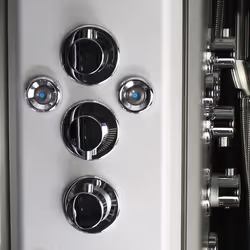 Insignia Non-Steam Shower Cabin Enclosure 800 x 800mm Premium Range Body Jets