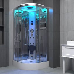 Insignia Steam Shower Cabin EnclosureCubicle 800 x 800 Body Jets Premium Range
