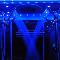 Insignia Platinum Twin Steam Shower Cabin Enclosure Rectangle 1400x900mm Chrome