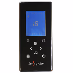Insignia Premium Shower Cabin Enclosure Rectangular 1400 x 900mm Black Frame